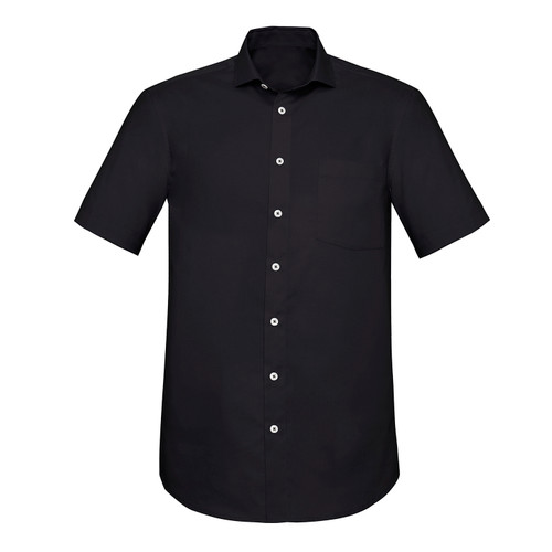 Biz Corporates Mens Charlie Classic Fit Short Sleeve Shirt Biz Corporates Mens Charlie Classic Fit Short Sleeve Shirt