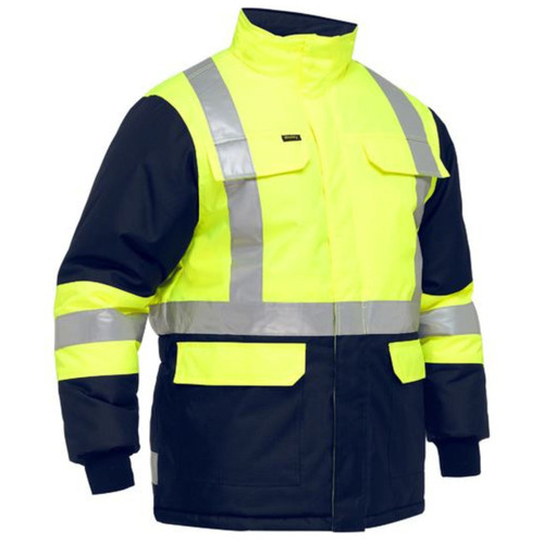 Bisley X Taped Two Tone Hi Vis Freezer Jacket Bisley X Taped Two Tone Hi Vis Freezer Jacket