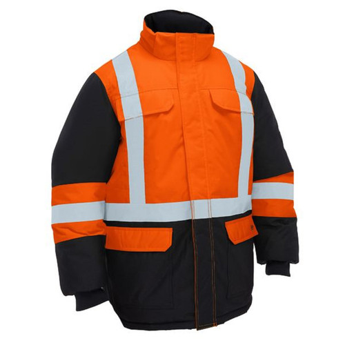 Bisley H-Taped Two Tone Hi Vis Freezer Jacket Bisley H-Taped Two Tone Hi Vis Freezer Jacket