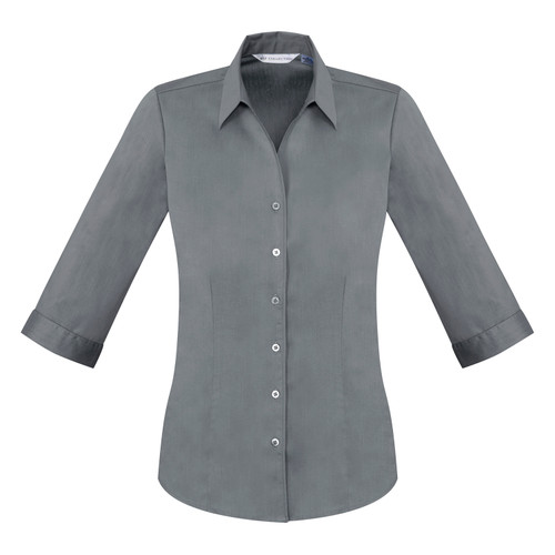 Biz Collection Womens Monaco 3/4 Sleeve Shirt Biz Collection Womens Monaco 3/4 Sleeve Shirt