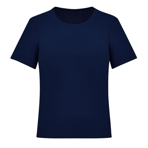 Biz Care Womens Marley Jersey Short Sleeve Top