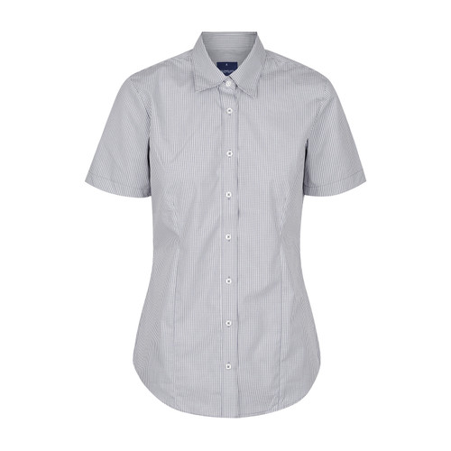 Gloweave Gingham Check Ladies Shirt, Short Sleeve Gloweave Gingham Check Ladies Shirt, Short Sleeve