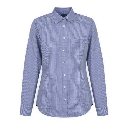 Gloweave Womens Long Sleeve Gingham Casual Shirt Gloweave Womens Long Sleeve Gingham Casual Shirt