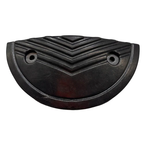Rubber Speed Hump End Cap for 250mm Sections - Black 60013