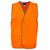 Industra Hi-Vis Safety Day Use Vest  - Fluoro Orange - XL Fluoro Orange XL IN-1000-FO-XL