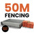 Construktor Heavy Duty Temporary Fence Pack - 50m BF-6311