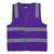 Industra Hi-Vis Coloured Vest with Reflective Tape  - Purple - Size S Purple S IN-1010-PU-S