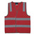 Industra Hi-Vis Coloured Vest with Reflective Tape  - Red - Size 5XL Red 5XL IN-1010-RE-5XL