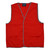 Industra Coloured Vest with Pockets & ID Tag Holder