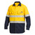 Hard Yakka ShieldTec FR Hi Vis Two Tone Open Front Long Sleeve Shirt with FR Tape 