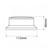 Amber Low profile 4 LED Beacon - 3 bolt 113000