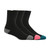 Hard Yakka Womens Core Bamboo Rich Padded Crew Sock - 3 Pack 