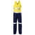 Hard Yakka Core Hi Vis Spliced Action Back Taped Cotton Drill Overalls 