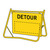 Detour Swing Sign 900 x 600mm  (requires magnetic arrow) 