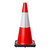 700mm Orange Traffic Cone with Class 1 3M Reflective Tape - 2.7kg 