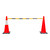 Yellow/Black Reflective Cone Bar