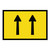 Two Lanes Ahead - Boxed Edge Sign - 900 x 600mm T2-6J