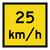 Advisory Speed - Multi Message Sign - SA - 600 x 600mm - km/h 62461