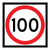 Speed Limit - Multi Message Sign - NSW - 600 x 600mm - km/h 61920