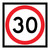 Speed Limit - Multi Message Sign - NSW - 600 x 600mm 