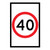 Speed Limit - Multi Message Sign - NSW - 600 x 900mm 