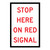Stop Here On Red Signal - Multi Message Sign - NSW - 600 x 900mm 