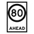 Speed Limit Ahead - Multi Message Sign - NSW - 600 x 900mm - km/h 61907
