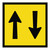 Two Lanes - Multi Message Sign - NSW - 600 x 600mm 61946