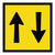 Two Lanes - Multi Message Sign - NSW - 600 x 600mm 
