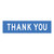 Thank You - Multi Message Sign - WA - 1200 x 300mm 