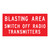Blasting Area Switch Off Radio Transmitters - Multi Message Sign - WA - 1200 x 600mm 62251