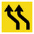 Lane Status - Both Lanes Left Deviation - Multi Message Sign - WA - 600 x 600mm MMS-POS-6(L)