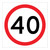 Speed Limit - Multi Message Sign - WA - 600 x 600mm - km/h 62314