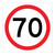 Speed Limit - Multi Message Sign - WA - 600 x 600mm - km/h 62314