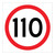 Speed Limit - Multi Message Sign - WA - 600 x 600mm - km/h 62314