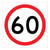 Speed Limit - Multi Message Sign - WA - 600 x 600mm 