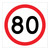 Speed Limit - Multi Message Sign - WA - 600 x 600mm 