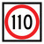 Speed Limit - Multi Message Sign - SA - 600 x 600mm 