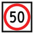 Speed Limit - Multi Message Sign - SA - 600 x 600mm 