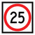 Speed Limit - Multi Message Sign - SA - 600 x 600mm 