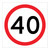 Speed Limit - Multi Message Sign - VIC - 600 x 600mm - km/h 62006