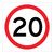 Speed Limit - Multi Message Sign - VIC - 600 x 600mm 
