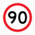 Speed Limit - Multi Message Sign - VIC - 600 x 600mm 