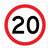 Speed Limit - Multi Message Sign - VIC - 600 x 600mm RM4-V1