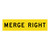 Merge Right - Multi Message Sign - WA - 1200 x 300mm 62285