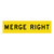 Merge Right - Multi Message Sign - WA - 1200 x 300mm 