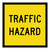 Traffic Hazard - Multi Message Sign - SA - 600 x 600mm 