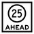 Speed Limit Ahead - Multi Message Sign - SA - 600 x 600mm 