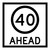 Speed Limit Ahead - Corflute - Multi Message Sign - QLD - 600 x 600mm 