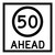 Speed Limit Ahead - Corflute - Multi Message Sign - QLD - 600 x 600mm 